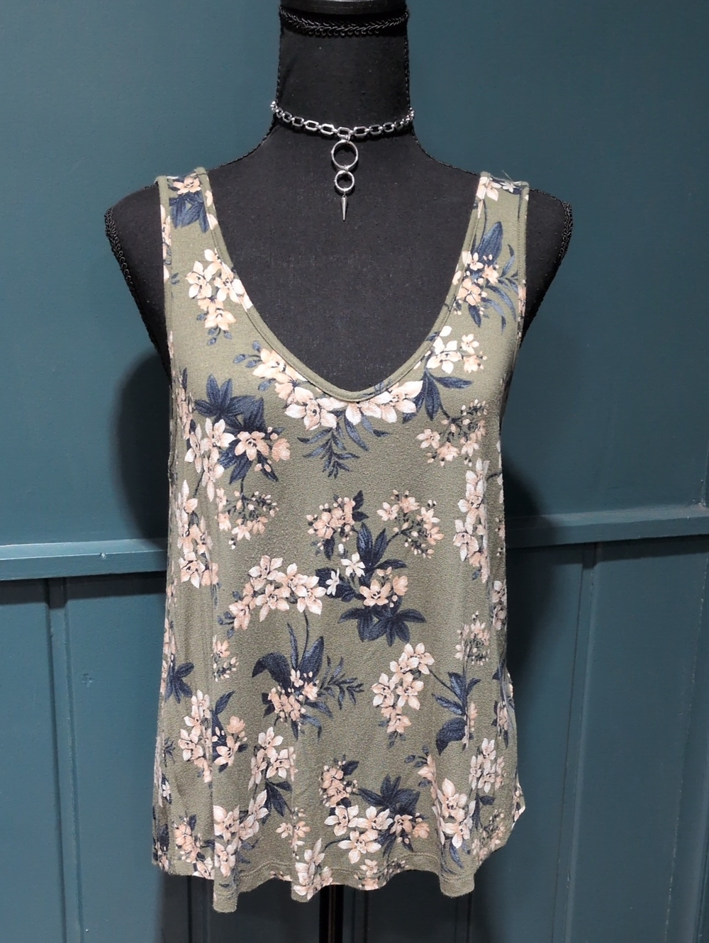 American Eagle Floral Tank Top
